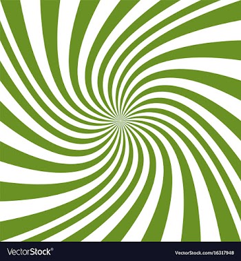 Green abstract spiral background - design vector image