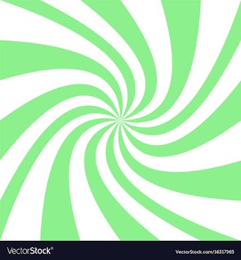 Green abstract spiral background - design vector image