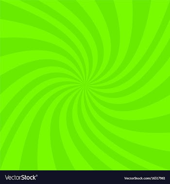 Green abstract spiral ray background vector image