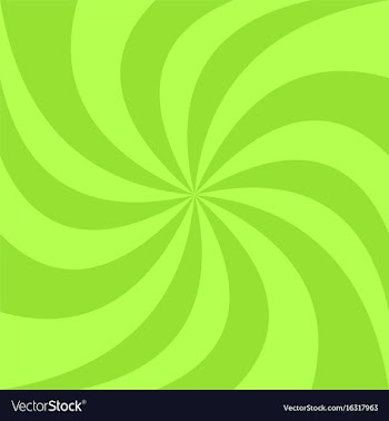 Green abstract spiral ray background vector image