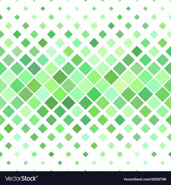 Green abstract square pattern background - from vector image