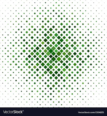 Green abstract square pattern background vector image