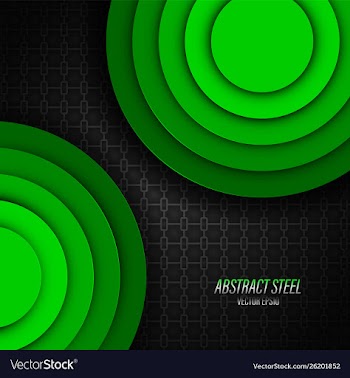 Green abstract steel scene vector image