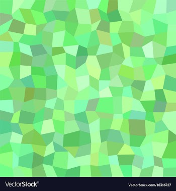 Green abstract tile mosaic pattern background vector image