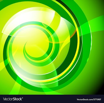 Green abstract vector image