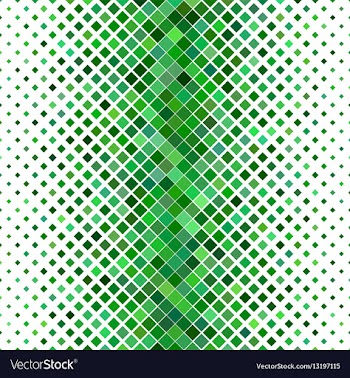 Green abstract vertical square pattern background vector image