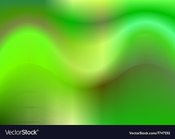 Green abstract wavy background vector image