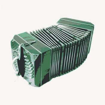 Green accordion clipart, musical instrument | Free Vector - rawpixel