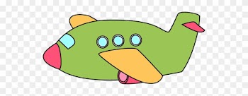 Green Airplane - Green Airplane Clipart