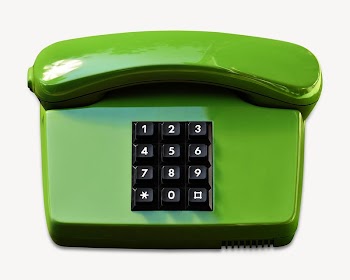 Green analog phone image | Free Photo - rawpixel