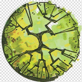 Green and black abstract painting, Tree Site plan Landscape architecture, tree transparent background PNG clipart