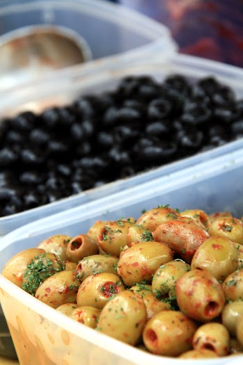 Green And Black Olives