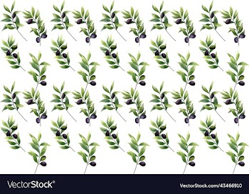 green and black olives pattern