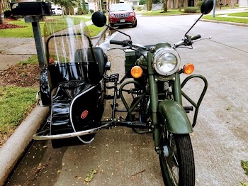 Green and Black Tricycle