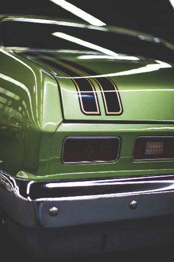 Green and Black Vehicle