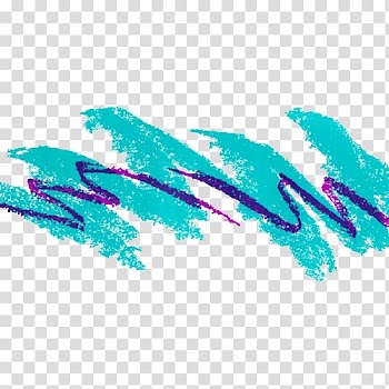 Green and blue abstract painting, 1990s Solo Cup Company Art, Aesthetic transparent background PNG clipart