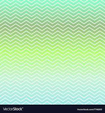 Green and blue chevron pattern background vector image