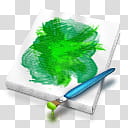 Green and blue, green abstract painting illustration transparent background PNG clipart