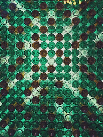 Green and Brown Bottles
