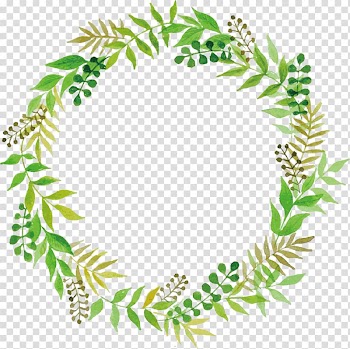 Green and brown wreath illustration, Wedding Template, Sen Department of exquisite garland transparent background PNG clipart