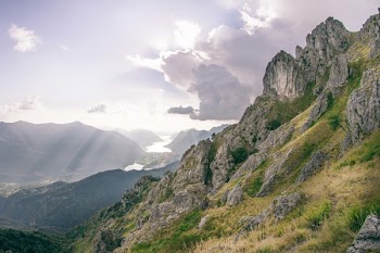 Green and Gray Mountain