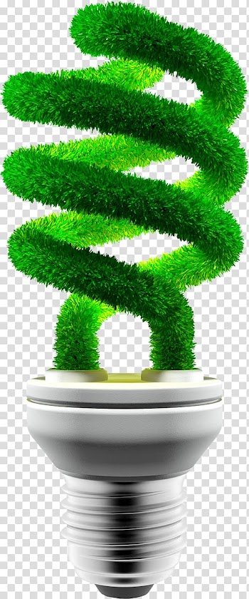 Green and grey light bulb illustration, Energy conservation Renewable energy Environmentally friendly Incandescent light bulb , Energy saving and environmental protection transparent background PNG clipart