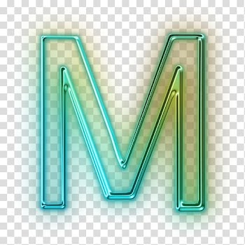 Green and light green M letter illustration, Letter Computer Icons Alphabet Alphanumeric, m transparent background PNG clipart