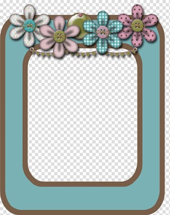 Green and multicolored floral border, Frames Digital scrapbooking Paper, scrapbook transparent background PNG clipart