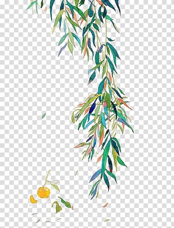 Green and multicolored leaf illustration, Watercolor painting Leaf Twig, Watercolor leaves transparent background PNG clipart