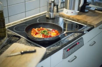 Green and Orange Vegetables on Black Frying Pan