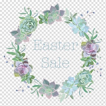 Green and pink flower wreath , Succulent plant Echeveria , floral wreath transparent background PNG clipart