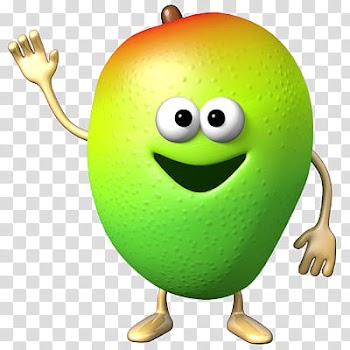 Green and red mango fruit transparent background PNG clipart