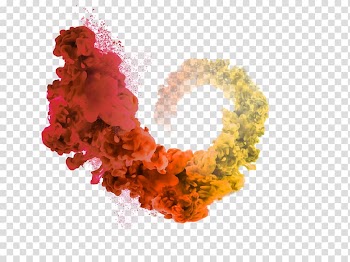 Green and red smoke illustration, PicsArt Studio Editing Desktop , colour splash transparent background PNG clipart