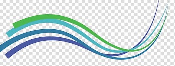 Green and teal wave logo illustration, Green Line Gradient, The green line gradient wavy lines transparent background PNG clipart