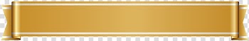 Green and white border, Brand Yellow Font, Banner Gold transparent background PNG clipart