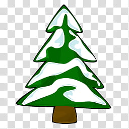 Green and white Christmas tree illustration transparent background PNG clipart