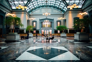 Green and White Floor
