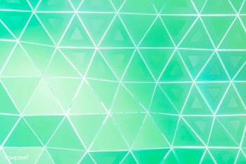 Green and white triangle patterned background vector | Free  illustration - 2342940