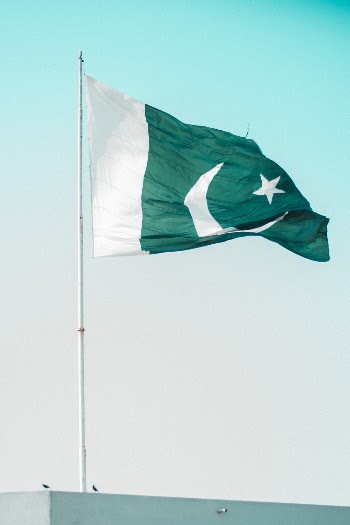 Green and White Turkey Flag