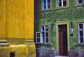 green and yellow building during daytime
