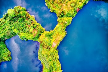 Green and Yellow Island