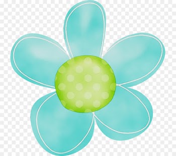 green aqua turquoise petal circle