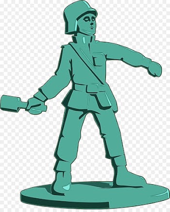 green army men standing fictional character toy