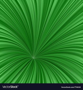 Green asymmetrical vortex design background vector image