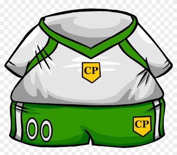 Green Away Soccer Jersey - Penguin