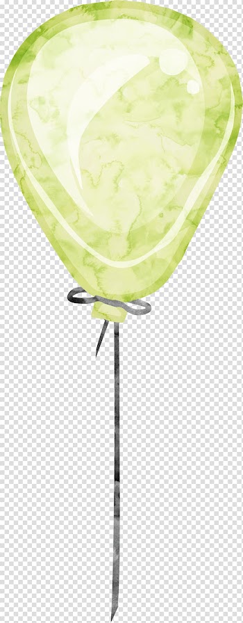 Green balloon illustration, Birthday Party Toy balloon, Birthday party balloons transparent background PNG clipart