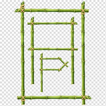 Green bamboo frame, frame Bamboo , bamboo transparent background PNG clipart