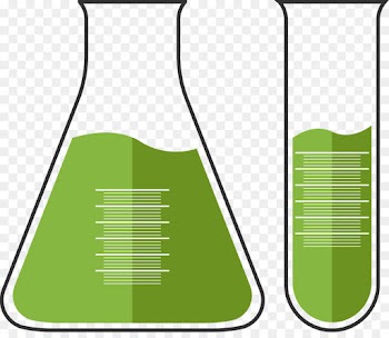 green beaker clip art line laboratory equipment