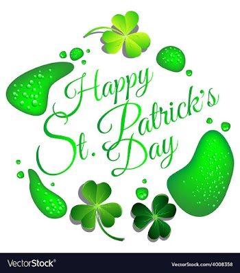  					Green beer drop for St Patricks Day card vector image														