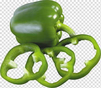 Green bell pepper, Bell pepper Chili pepper Vegetable, Green Pepper transparent background PNG clipart